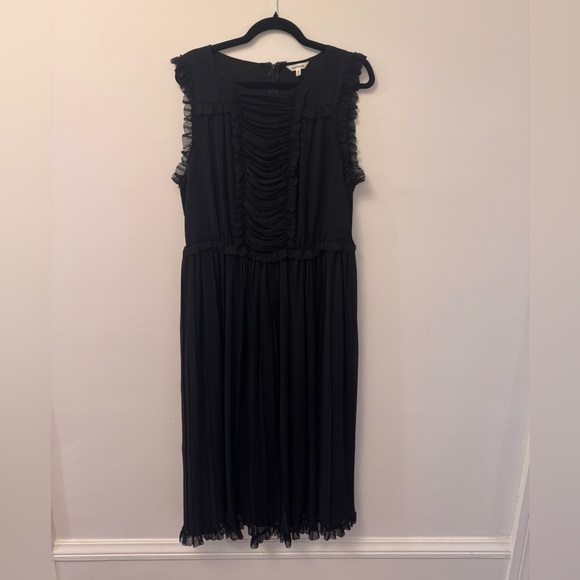Max Studio Black Sheath Midi Cocktail Dress - Picture 1 of 8